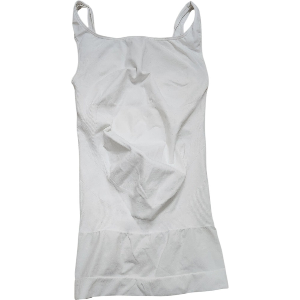 Blanqi White‎ Maternity Support Tank Top Seamless Pregnancy Camisole Small